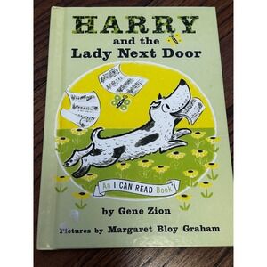 Harry and the Lady Next Door Gene Zion Margaret Bloy Graham Weekly Reader 1960